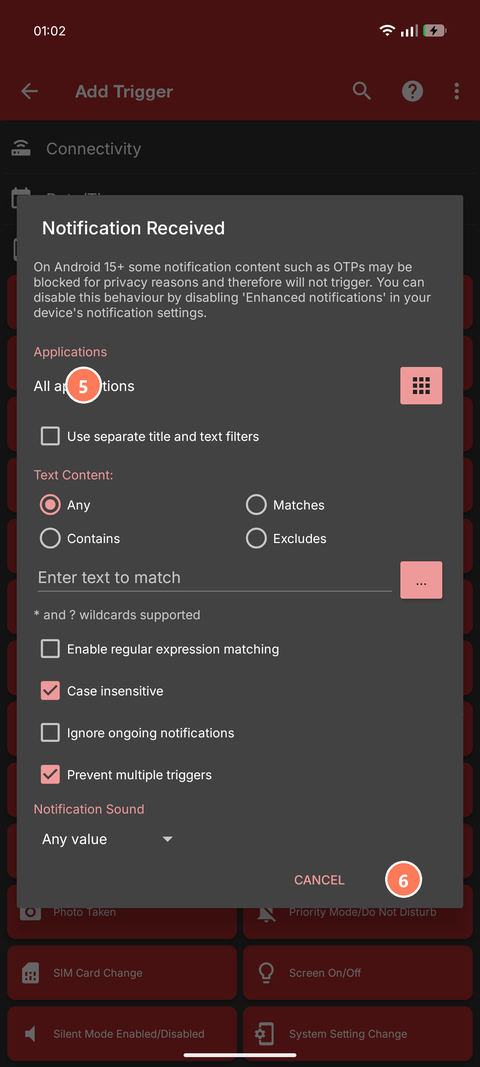 Notification Received